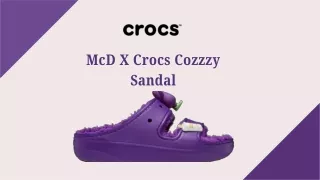 Buy Affordable McD X Crocs Cozzzy Sandal In India