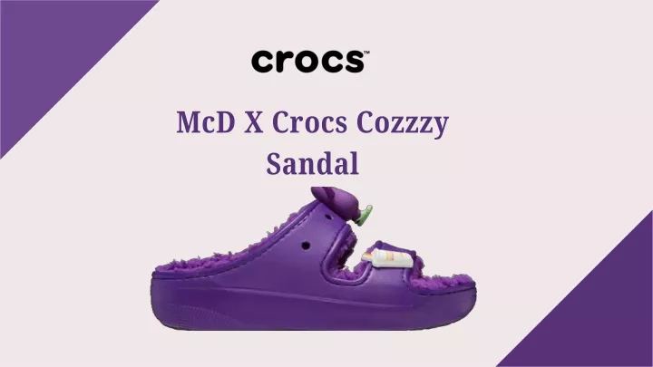 mcd x crocs cozzzy sandal