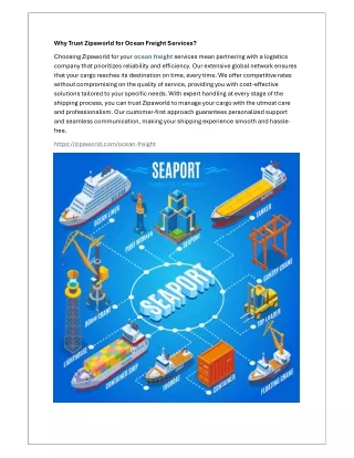 Why Trust Zipaworld for Ocean Freight Services?