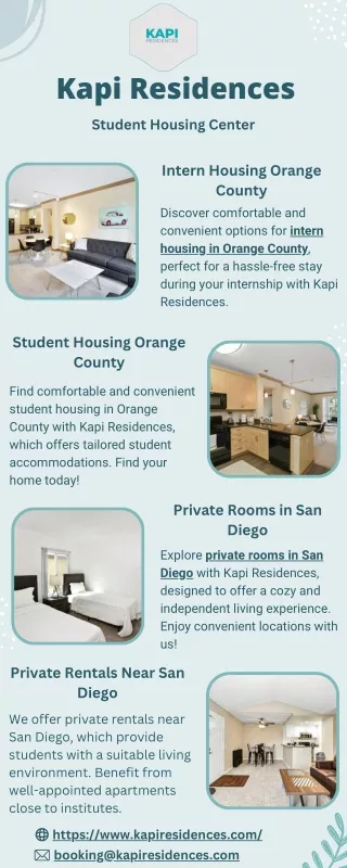 Intern Housing Orange County