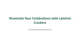 Shop Best High Quality Crackers from Lakshmi Crackers