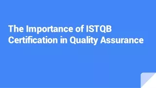 Why ISTQB Certification is Essential for Every QA Professional