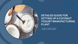 Coconut Yogurt Manufacturing Plant Project Report Setup Cost