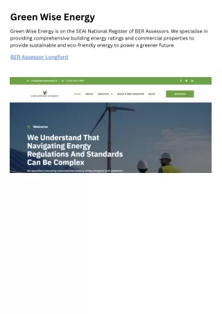 green wise energy