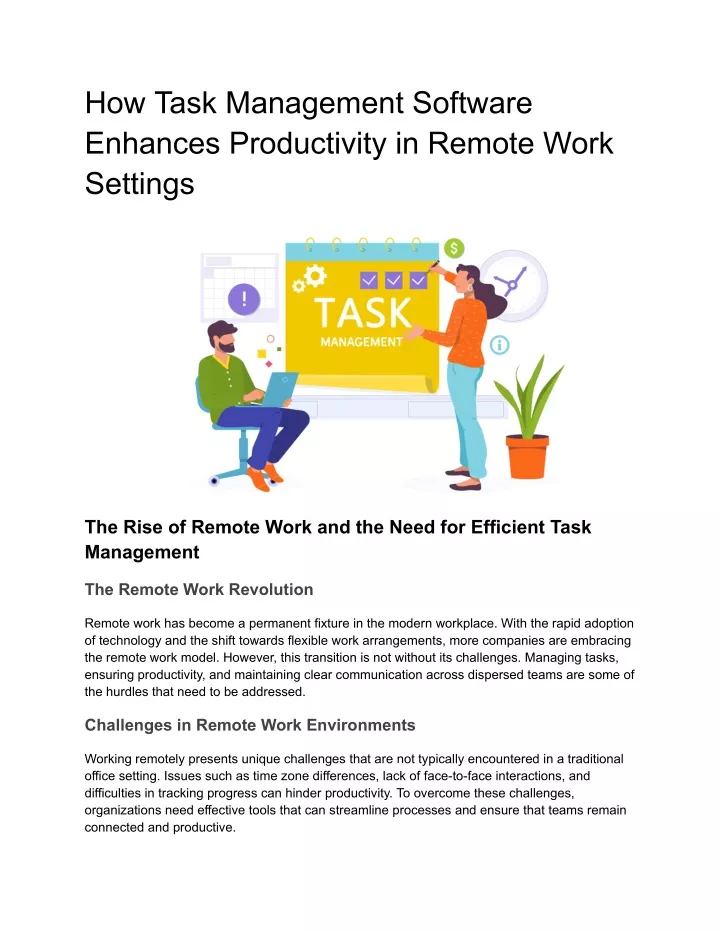 how task management software enhances