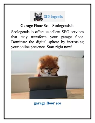 Garage Floor Seo  Seolegends.io