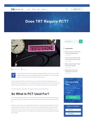 Does TRT require PCT
