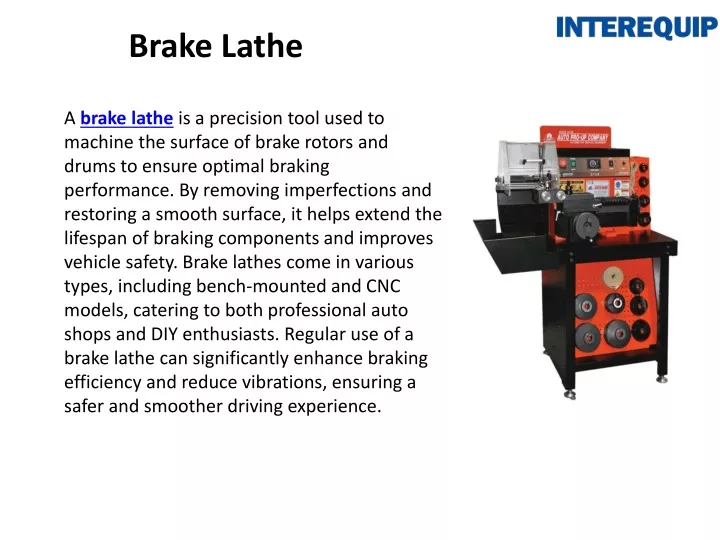 brake lathe