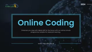 Master Online Coding at The Code Lab - Your Ultimate Destination for Coding Skil