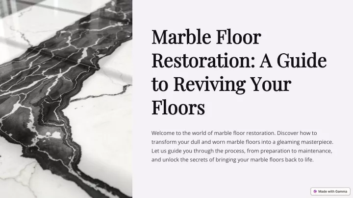 marble floor marble floor restoration a guide