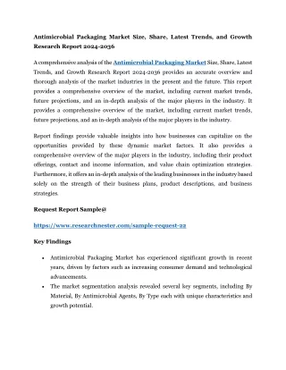 antimicrobial packaging market size share latest