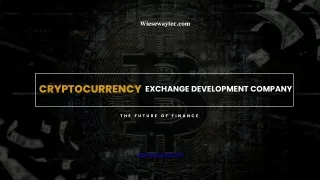 cryptocurrency exchange development company