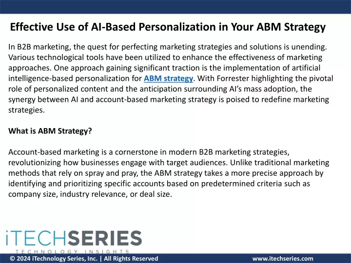 effective use of ai based personalization in your