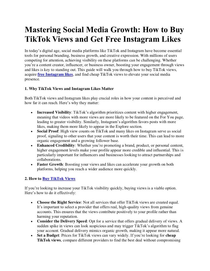 mastering social media growth how to buy tiktok