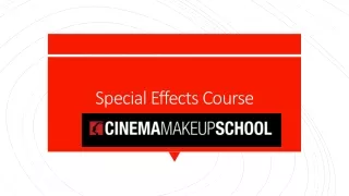 Special Effects Course