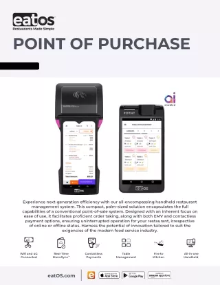 Point of Purchase Brochures