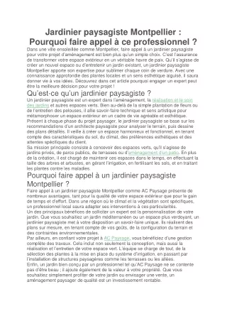 Jardinier Paysagiste Montpellier : Avantages de Faire Appel à un Pro