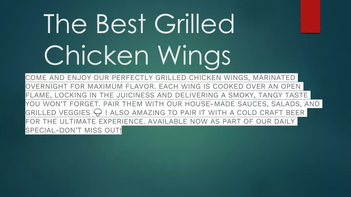 the best grilled chicken wings