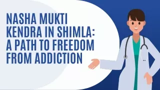 Nasha Mukti Kendra in Shimla