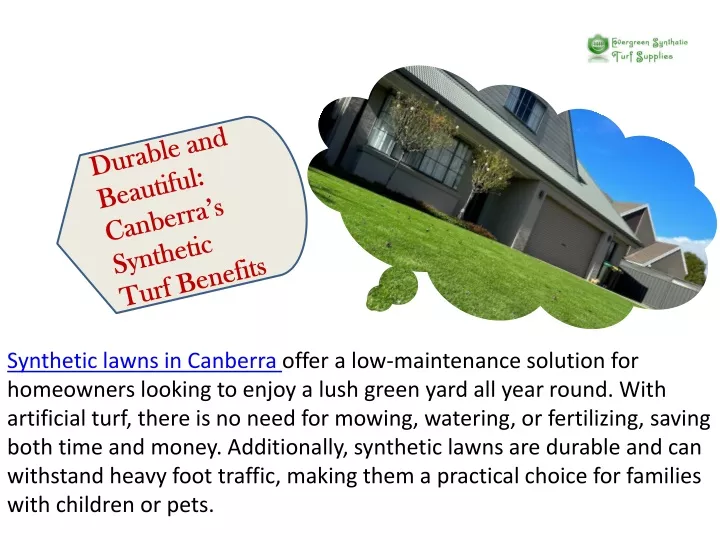 synthetic lawns in canberra offer