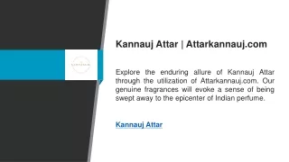 Kannauj Attar  Attarkannauj.com