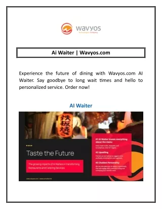 ai waiter wavyos com