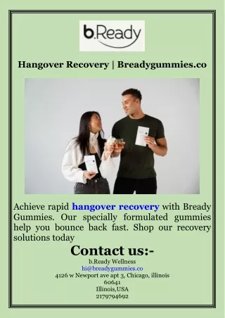 Hangover Recovery  Breadygummies.co