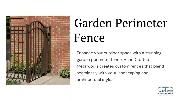 garden perimeter fence