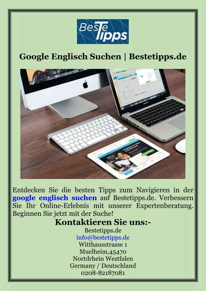 google englisch suchen bestetipps de