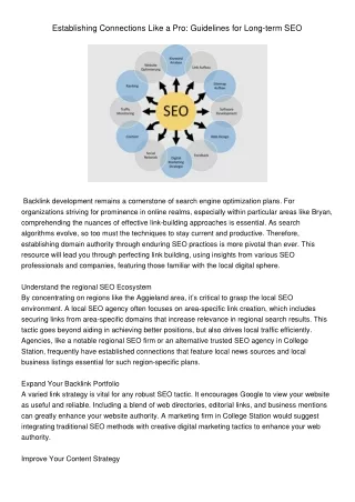 establishing connections like a pro guidelines