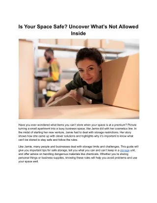 Is Your Space Safe_ Uncover What’s Not Allowed Inside