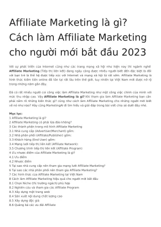 affiliate marketing l g c ch l m affiliate