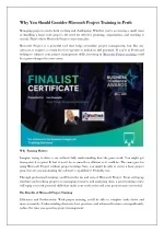 Project Management Courses in Perth - slide 1