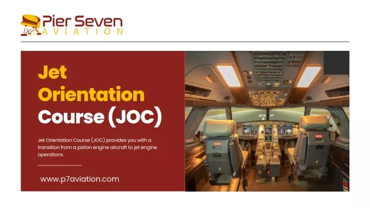 jet orientation course joc