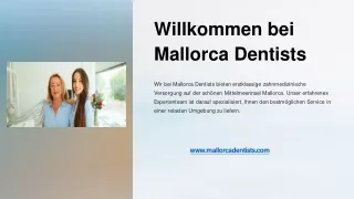 Deutsche Zahnklinik Mallorca: Vertrauen Sie auf beste zahnärztliche Versorgung