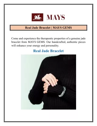 real jade bracelet mays gems
