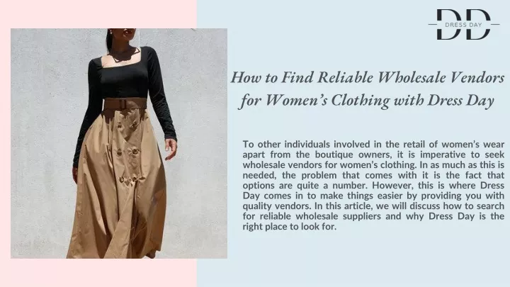 how to find reliable wholesale vendors for women