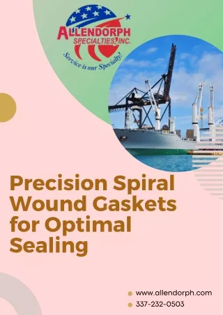 Precision Spiral Wound Gaskets for Optimal Sealing