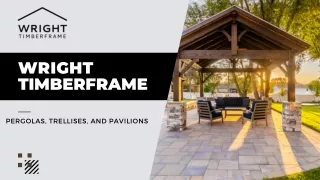 Pergola Trellis | Wright Timberframe