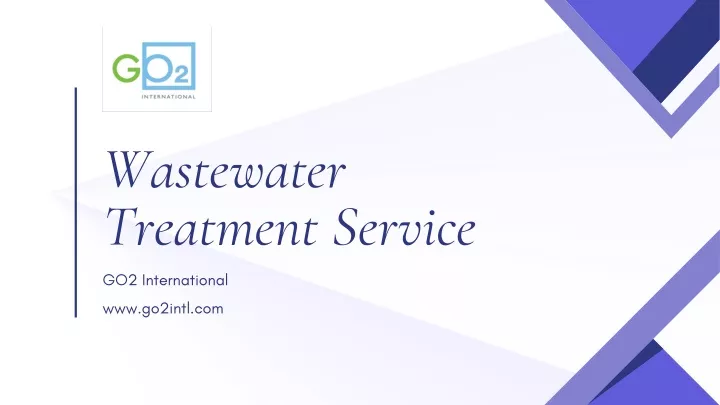 wastewater treatment service