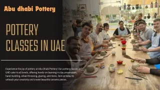 Pottery Classes in UAE