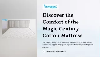 Discover-the-Comfort-of-the-Magic-Century-Cotton-Mattress