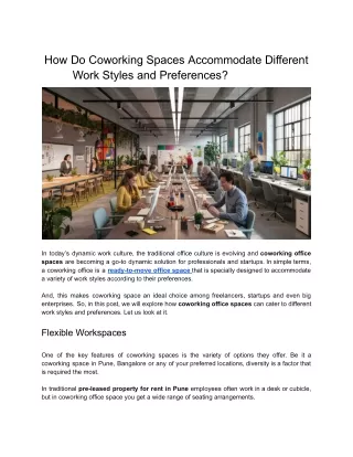 How Do Coworking Spaces Accommodate Different Work Styles and Preferences (1)