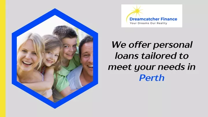 we offer personal loans tailored to meet your