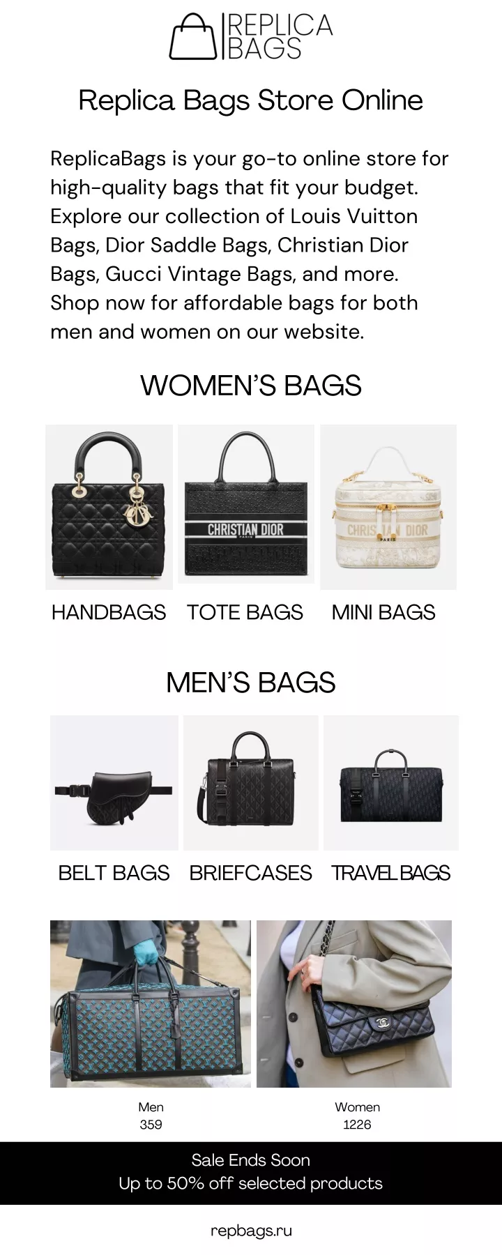 replica bags store online