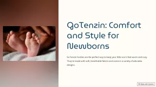 Discover Cozy and Stylish Newborn Baby Footies