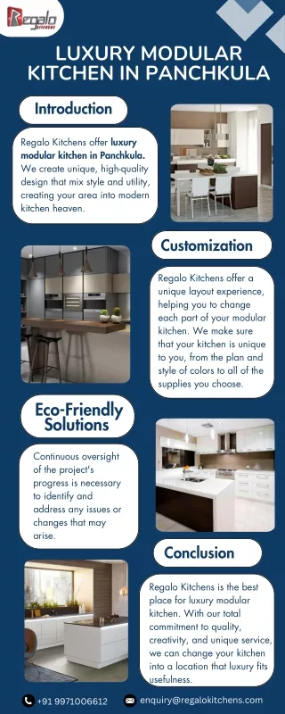 luxury modular kitchen in panchkula