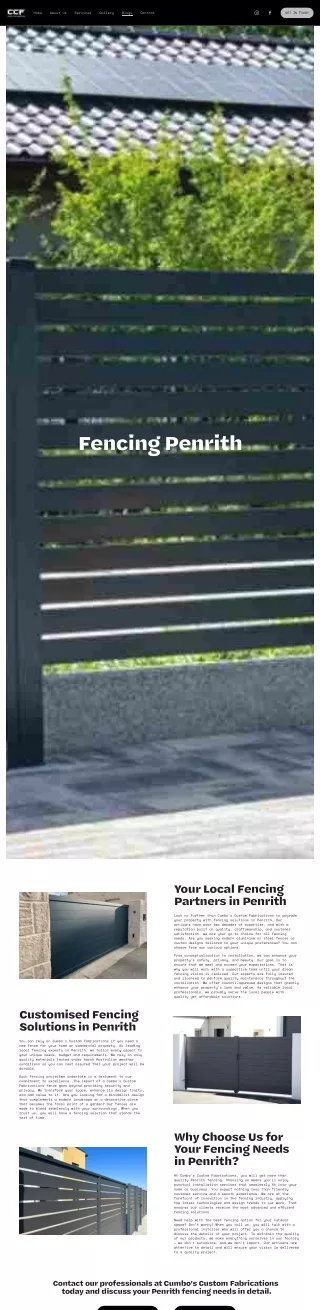 Fencing Penrith