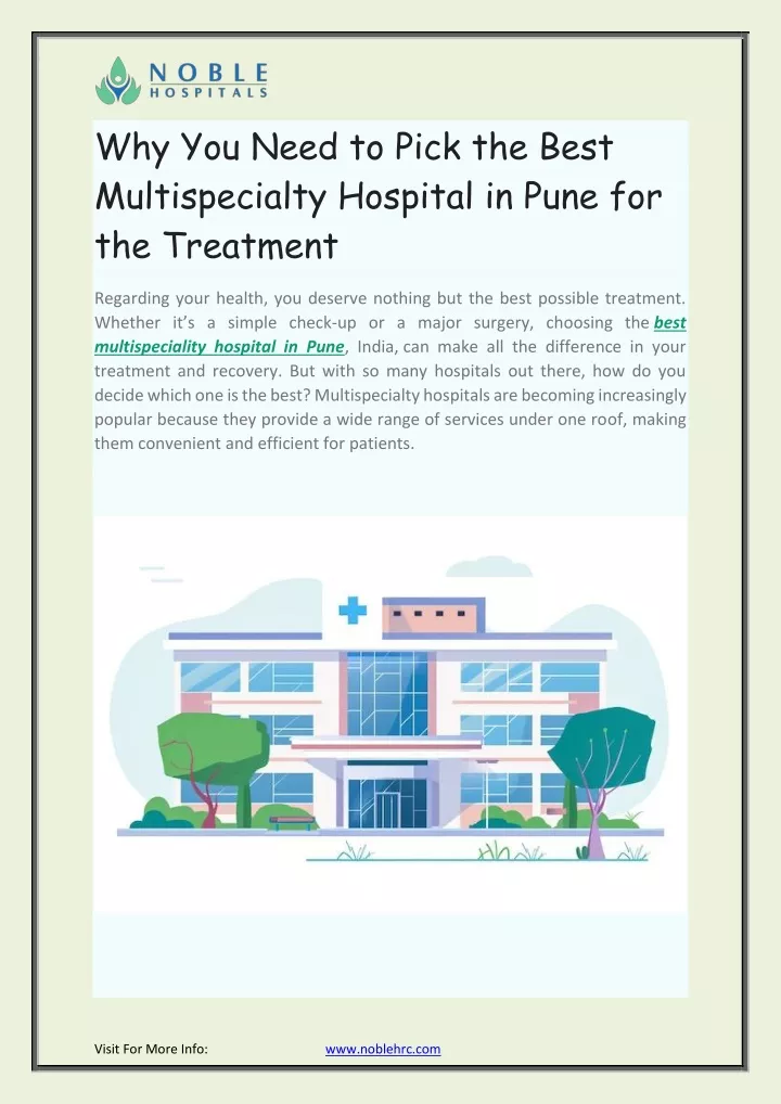 why you need to pick the best multispecialty