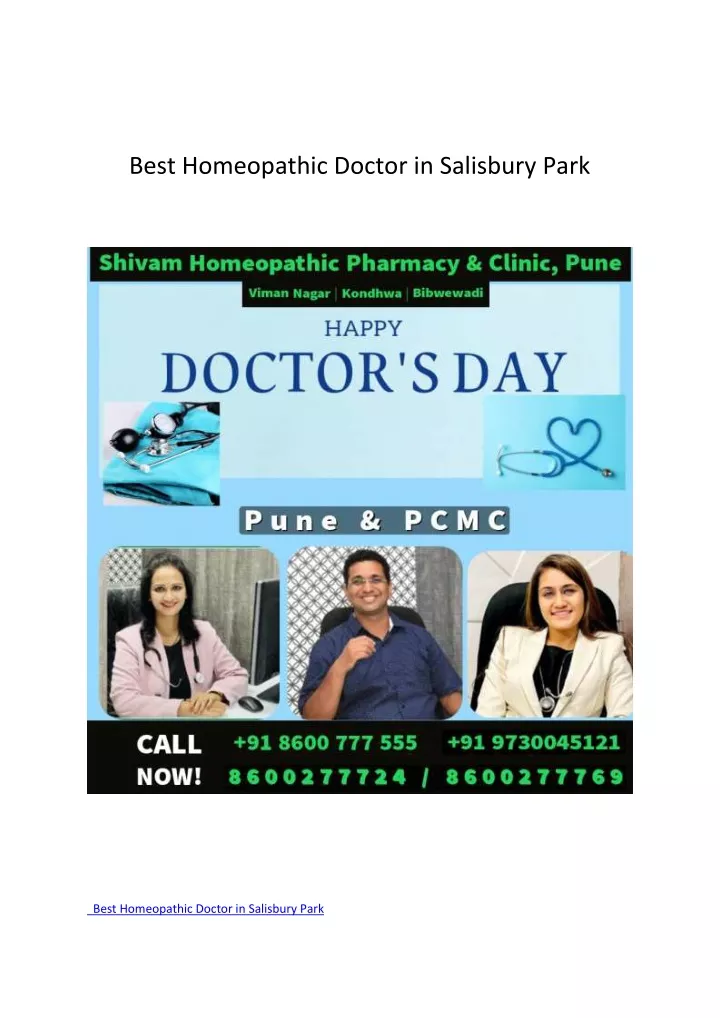 best homeopathic doctor in salisbury park